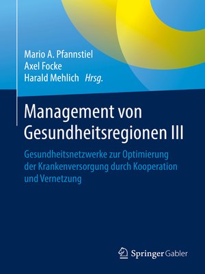cover image of Management von Gesundheitsregionen III